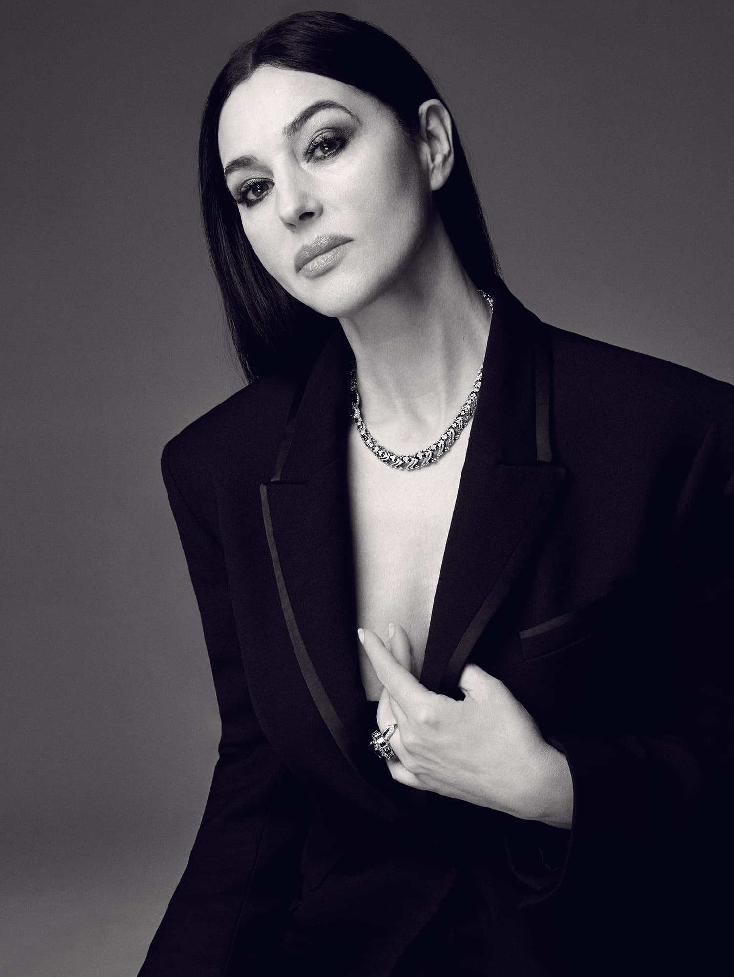 Monica Bellucci on the cover of Harper's Bazaar Russia 2022