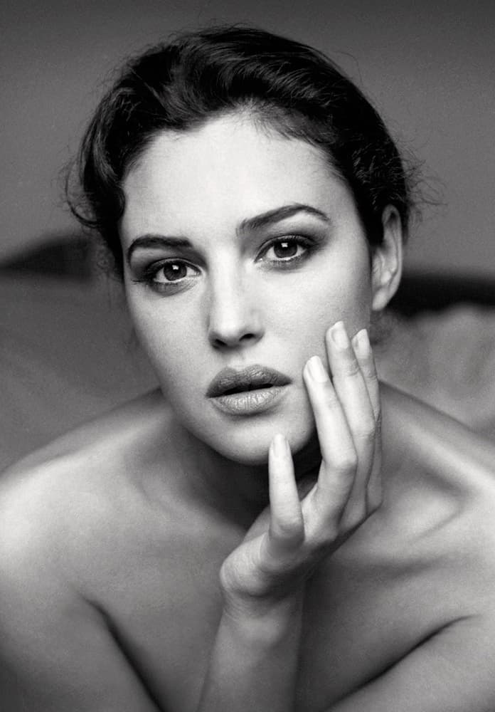 Monica Bellucci photographed by Dirk Vogel, 1995.
