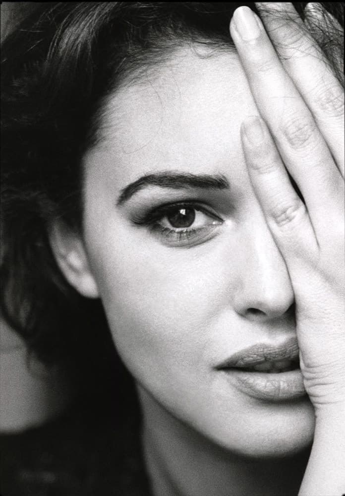 Monica Bellucci photographed by Dirk Vogel, 1995.