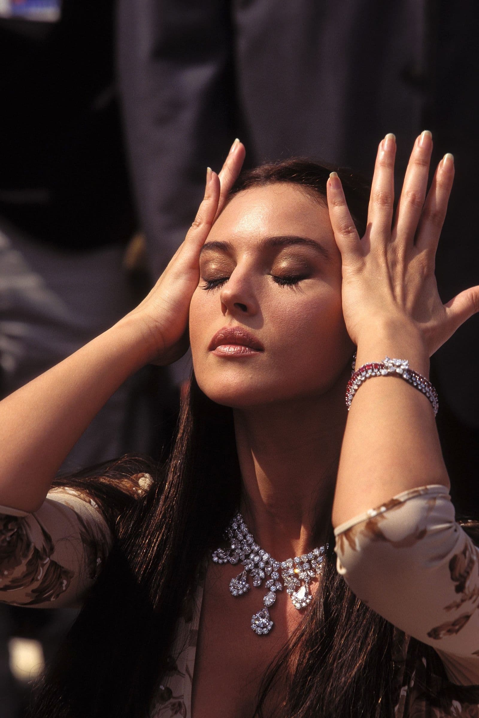 Monica Bellucci makes an early Cannes appearance in 1997, beginning a red-carpet story that would span more than two decades.