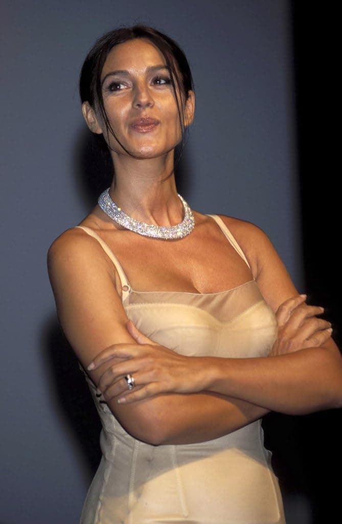 Bellucci is photographed during the Deauville presentation of Under Suspicion in September 2000.