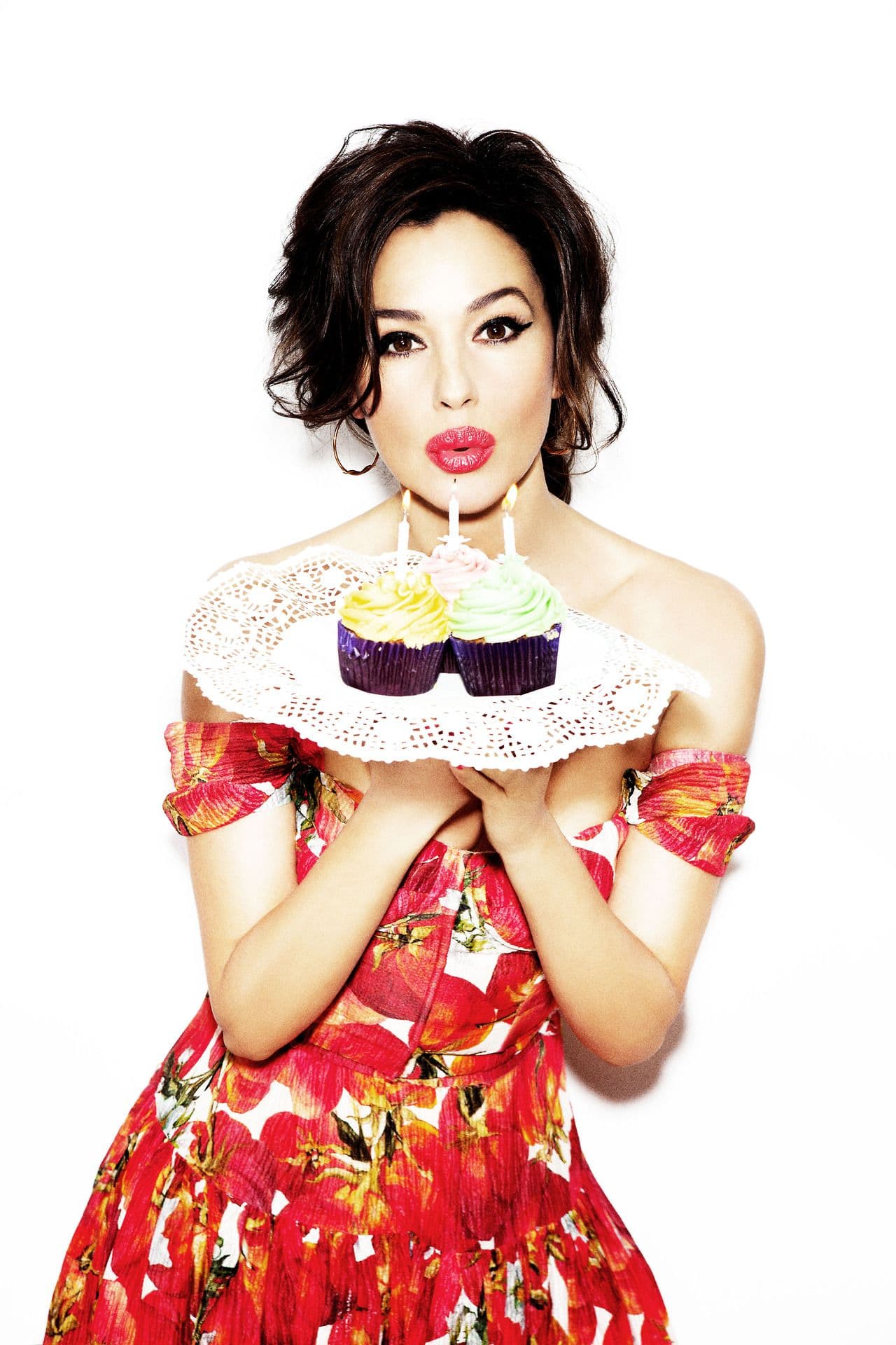 Monica Bellucci fotografiada por Ellen von Unwerth para Glamour Italia, abril de 2012.