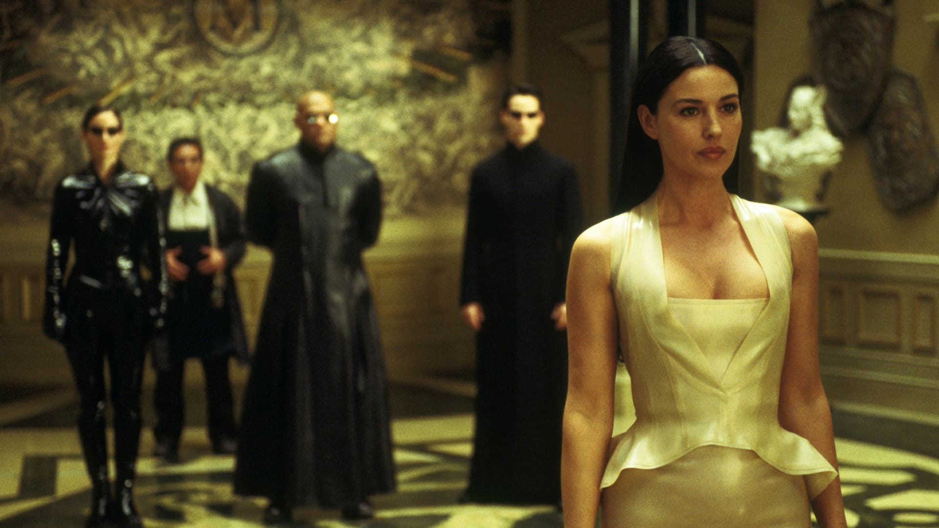 <strong>My favorite movie.</strong><br />Matrix series and On the Milky Road.