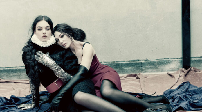 Deva Cassel, Monica Bellucci in Vogue Italia