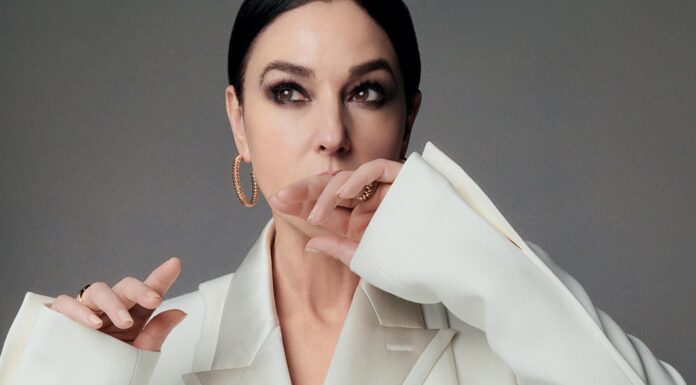 Monica Bellucci on the cover of Harper’s Bazaar Russia 2022