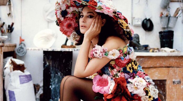 Monica Bellucci in Vogue Italia 2020